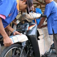 Sepeda Motor Mulai Mudik Pakai Kereta Api