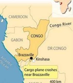 Pesawat Kongo Gagal Mendarat, 19 Orang Tewas 