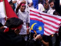 Massa Bakar Bendera Malaysia