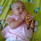 Gya Nahara Putri, 7 Bulan; Perempuan; f