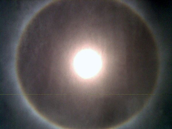 Matahari Halo di Tanjung Balai Karimun