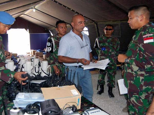 Inspeksi Kelengkapan Material Satgas Konga