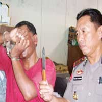 Penodong Sopir Taksi Benjut Dihajar Massa