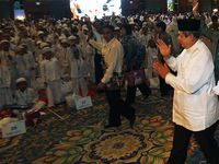 SBY Buka Puasa Bareng Anak Yatim