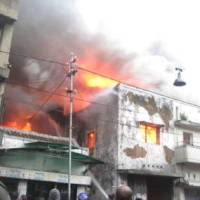 Kebakaran di Griya Cempaka Arum Lalap 2 Rumah