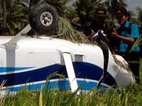 KNKT Periksa Bangkai Pesawat Cessna