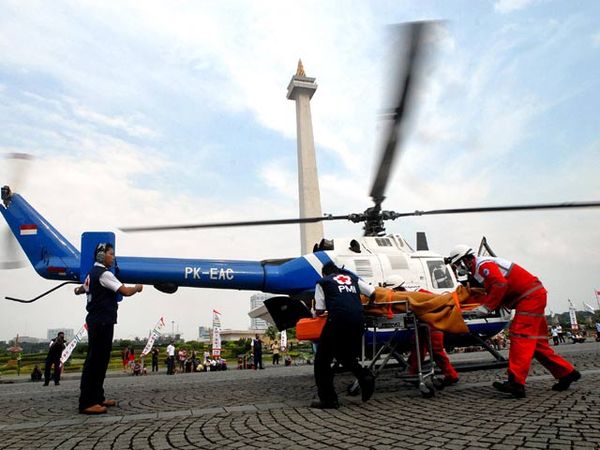 PMI Siapkan 4 Ambulans Udara
