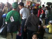 Pemudik di Stasiun Senen Terus Meningkat