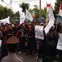 LSM KALI Demo Dinas Pengairan