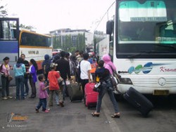 Pemudik di Terminal Cicaheum Terus Meningkat
