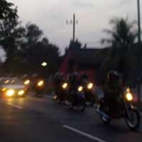 Pemudik Roda Dua Dominasi Jalanan dari Surabaya Hingga Kediri