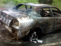 Sedan Baleno Terbakar