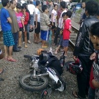 Korban Tertabrak Kereta Diduga Pemudik