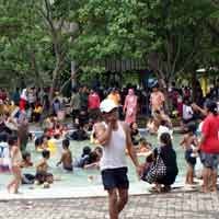 Libur Lebaran, Kawasan Wisata Dibanjiri Ribuan Pengunjung