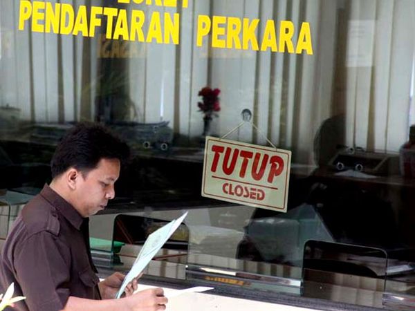 Hari Pertama Ngantor, PN Jaksel Sepi