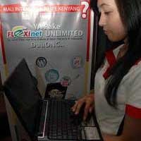 Trafik Data Flexi Selama Lebaran Melejit Hingga 700%