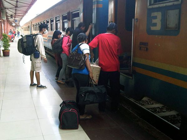 Arus Balik di Stasiun Senen Masih Normal
