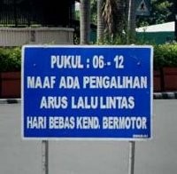 Car Free Day di Sudirman-Thamrin dan Kota Tua