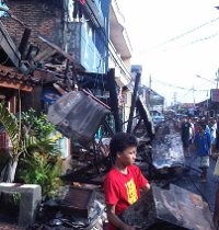 Kebakaran di Kramat Pulo Hanguskan 23 Rumah, Tak ada Korban