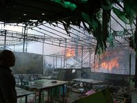 Kebakaran di Bursa Mahasiswa USU