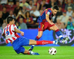 Villa Menangkan Barcelona