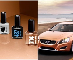 Volvo Ciptakan Cat Kuku Sesuai Warna Cat Mobil