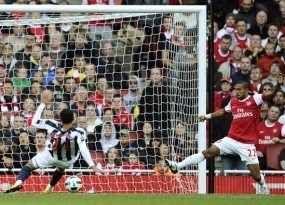 West Brom Gasak Arsenal di Emirates