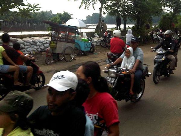 Situasi di Situ Sasak Tinggi Mulai Normal