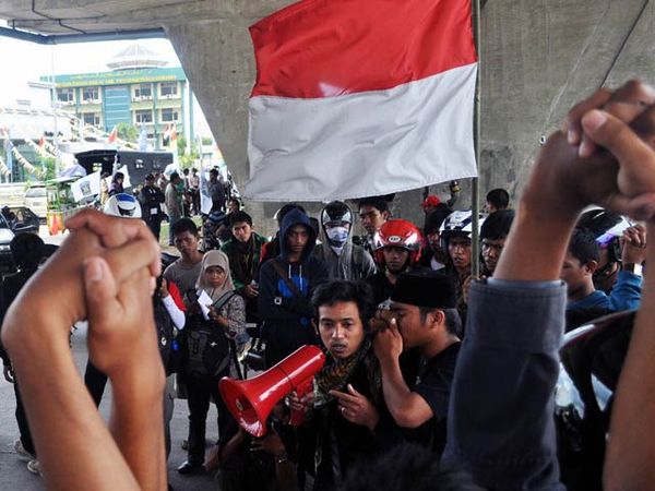 Aksi Menuntut Kedamaian di Tarakan