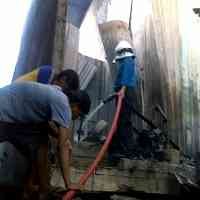 Gudang Kosong di Buntaran Terbakar