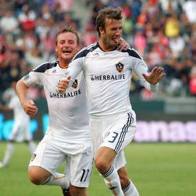 Gol Pertama Beckham di Musim Ini 