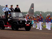 SBY Pimpin Upacara HUT TNI