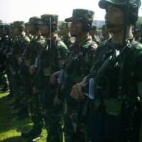 1.630 Prajurit Kodam V Brawijaya Naik Pangkat