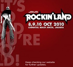 Java Rockin Land 2010 Disambut Hujan Gerimis