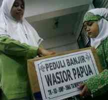 Tamiriyah Buka Dompet Amal Korban Banjir Wasior