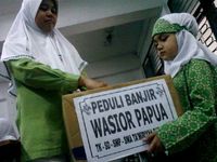 Dompet Amal Untuk Korban Banjir Wasior