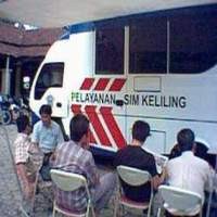 Sim Keliling Mangkal di Dago