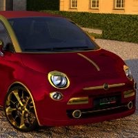 Emas 24 Karat di Fiat 500C 