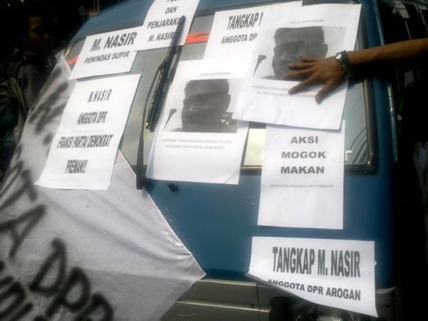 Dukung Fujio, 3 Sopir Mogok Makan