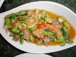 Tumis Jambal Roti Pete DPalm Uenak Pisan!