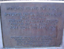 Monumen Perang Dunia II, Saksi Sejarah Berdarah