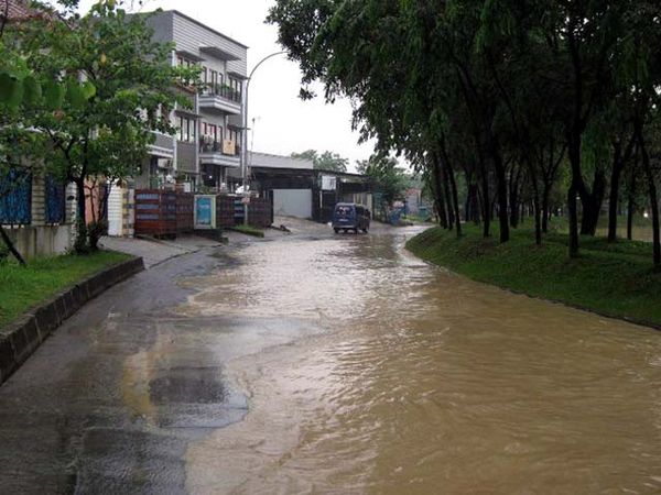 Perumahan Cikarang Baru Tergenang
