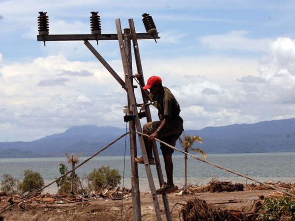 Perbaikan Listrik di Wasior