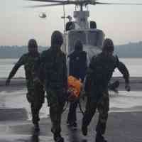 TNI AL Gelar Latihan Evakuasi Medis Udara