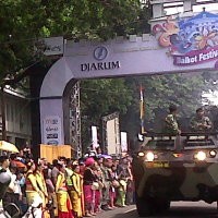 Kendaraan Perang Milik TNI AD Ikut Mejeng