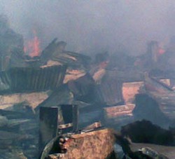 Kebakaran Terjadi di Pasar Cibinong 