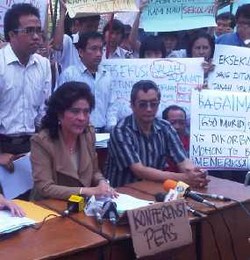 Eksekusi Tertunda, Sekolah SKK II Green Garden Sementara Dikosongkan