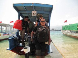 Kapal penyebrangan Bangsal-Gili Trawangan