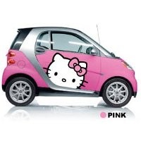 Diselubungi Hello Kitty, smart fortwo Makin Lucu