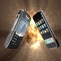 iPhone Tumbangkan BlackBerry di Pasar Global